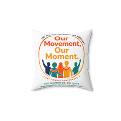 2026 Annual Conference Our Movement, Our Moment Round Logo Pillow