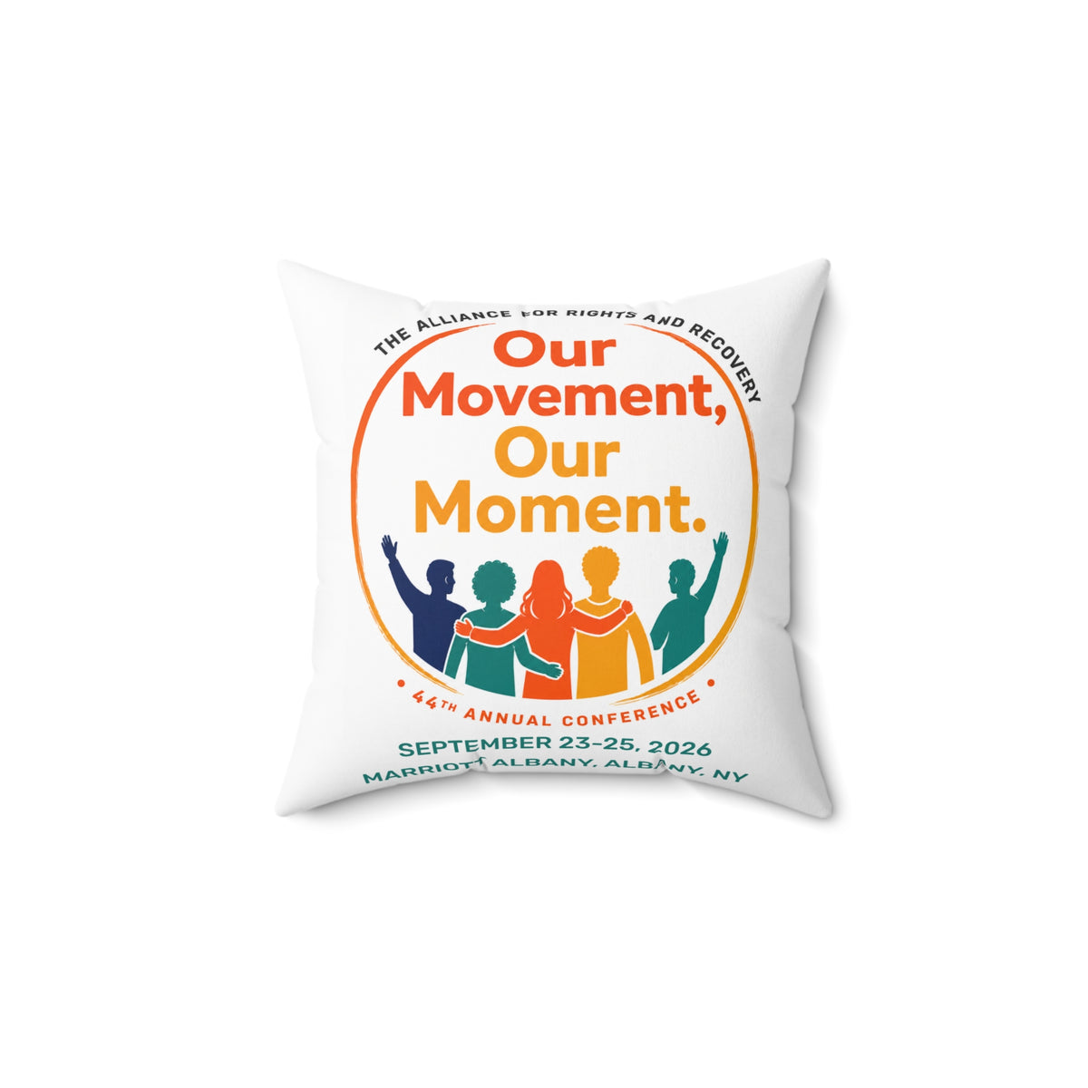 2026 Annual Conference Our Movement, Our Moment Round Logo Pillow